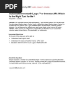 Autodesk Inventor Ilogic Basic Tutorial | PDF | Menu (Computing) | Icon ...