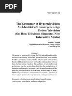 The Grammar of Hypertelevision - Scolari