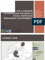 Manifesto For A Standard On Knowledge Exchange in Social Knowledge Management Environments