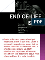 End of Life Issue (JC)