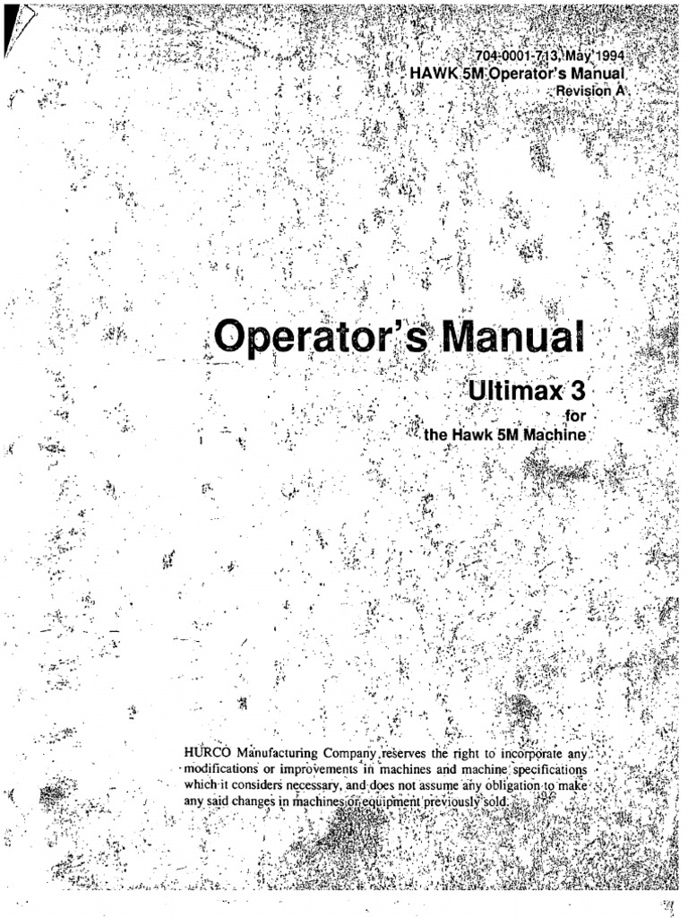 3.operators Manual Ultimax 3 | PDF | Command Line Interface | Computing ...