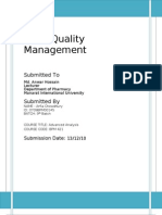 Total Quality Management (TQM)