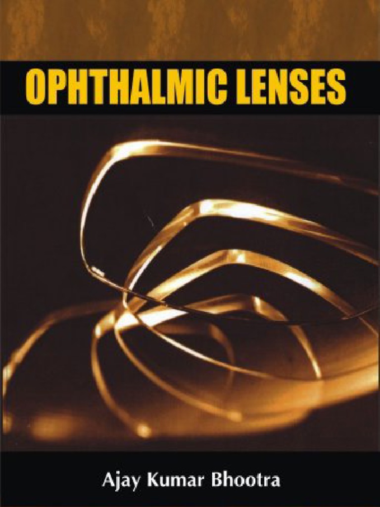 Ophthalmic Lenses PDF Lens (Optics) Reflection (Physics)