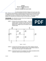 ET304A Electric Circuits Laboratory Lab 1 Kirchhoff's Voltage and Current Laws