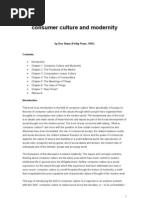 Consumer Culture and Modernity: by Don Slater (Polity Press, 1997)