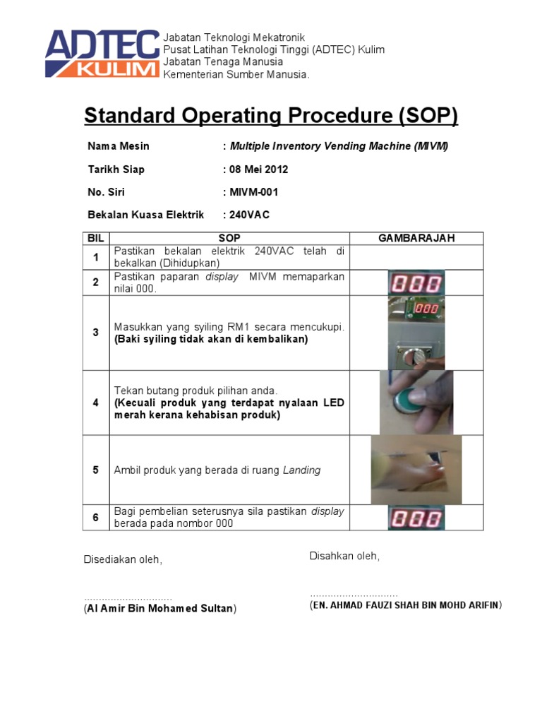 Standard Operating Procedure | PDF | Komputer