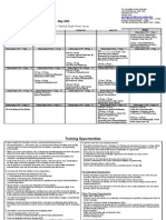 May 2009 Training Calendar For Foundation Center-Cleveland