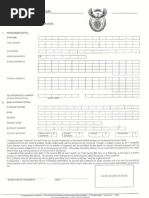 z894 - Bank Details Form - Pension EFT | PDF | Cheque | Banks