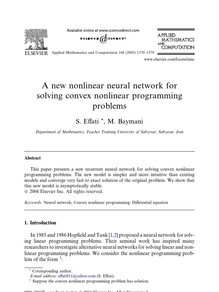 Recurrent Neural Network Application | PDF | Nonlinear Programming ...