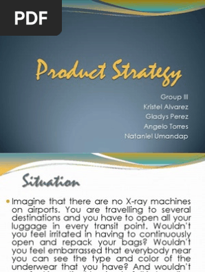 Product Strategy
