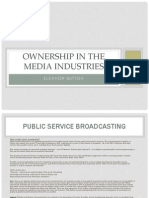 Ownership in The Media Industries: Eleanor Button