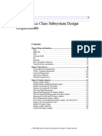 Part 3 Device Class Subsystem Design Requirements