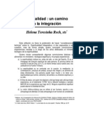 Espiritualidad. Un Camino para La Integración