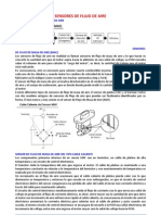 Sensores de flujo de aire: tipos y funcionamiento