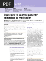 Strategies to Improve Patients Adherence to Medication