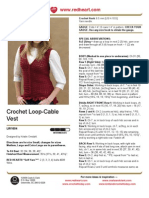 CROCHET - Crochet Loop-Cable Vest