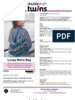 CROCHET - Double Stitch - Loopy Boho Bag