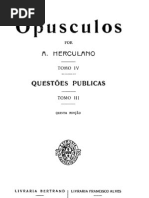 Opúsculos, de Alexandre Herculano, vol. 4