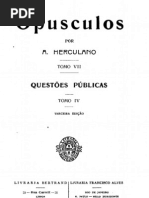 Opúsculos, de Alexandre Herculano, vol. 7