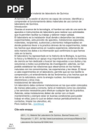 Conocimiento del material de laboratorio de Química