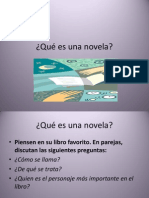 Que Es Una Novela 5º Basico