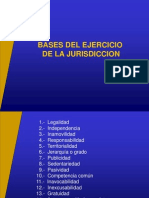 Bases del Ejercicio de la Jurisdicción