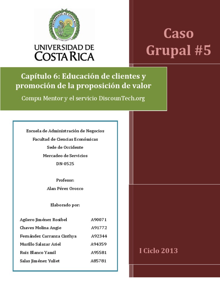 CompuMentor y DiscounTech: Sinergias y Retos | PDF | Marketing ...