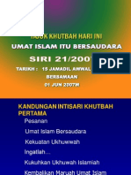 Umat Islam Itu Bersaudara 1jun 2007