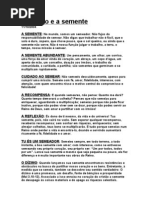 Batismo - Dízimo e a semente.. expliocações