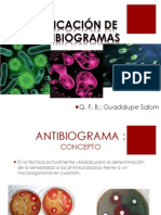 Aplicacion de Antibiogramas