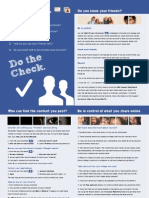 Facebook Checklist