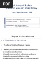 Evolution and Society - Seminário