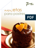 Recetario Recetas Para Postres