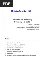 Download ASQ Mistake Proofing Presentation 021909 by cmlim SN148452384 doc pdf