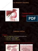 Drugs For Metabolic Disorder. Lecture 11