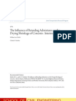 The Influence of Retarding Admixtures On The Drying Shrinkage of Concrete: Interim Report