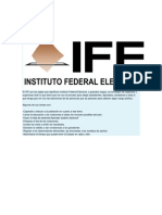 El IFE Son Las Siglas Que Significan Instituto Federal Electoral
