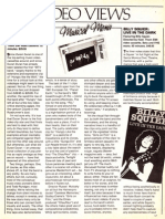 Video Views: Duran Duran, Billy Squier, Girl Groups: The Story of A Sound, Instant Replay: Video Music, Making Michael Jackson's Thriller