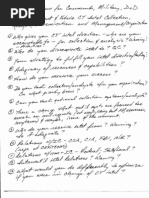 T2 B7 L Fenner Trip To Centcom FDR - Entire Contents - Handwritten List of Intel Questions For Commands - Military - DOD 651