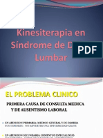 Kinesiterapia en Síndrome de Dolor Lumbar