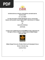Download To study and analysis of Indian BPO Industry and to promote corporate gifts in BPOs by manaswi1986 SN14846928 doc pdf