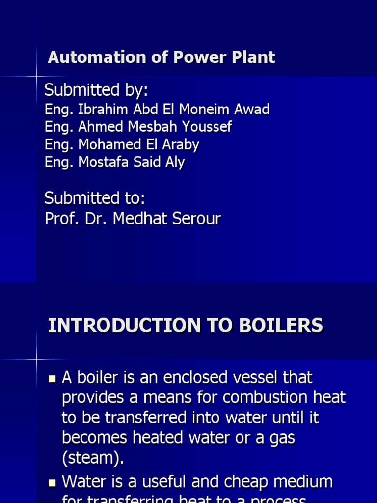 Introduction to Boiler Systems | PDF | Combustion | Boiler