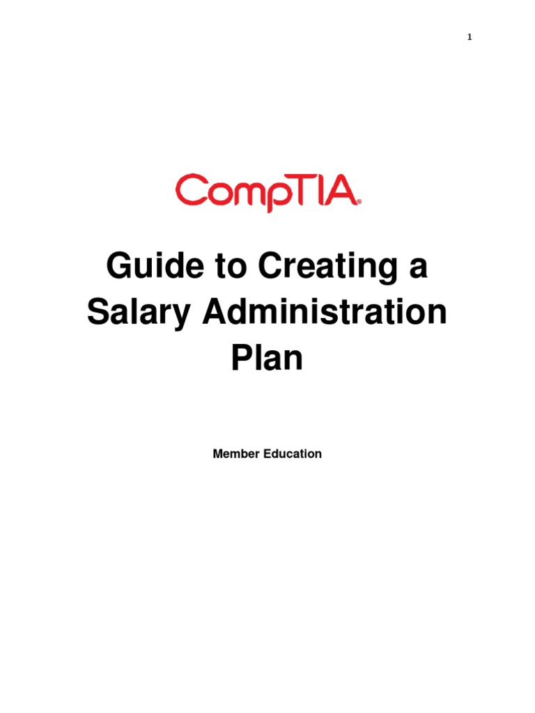 Salary Administration Plan Guide | PDF | Employment | Salary