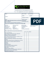 Travel Assessment