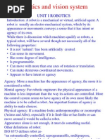 Robotics and Vision System