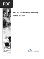 STAAD.Pro Structural Analysis Manual | PDF | Structural Analysis | Truss