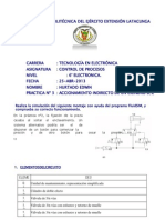 Control de procesos en electrónica