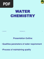 Water Chemistry: 17 June 2013 PMI Revision 00 1