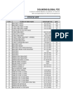 Dolmens Global FZC Stock List of 138 Heavy Vehicle Parts