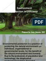 Enviroment Protection in Lithuania - Lukas - Jotautas